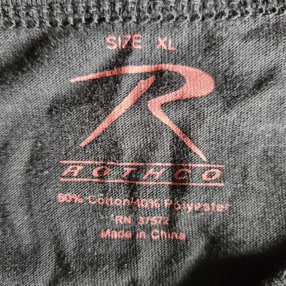 Rothco Bombshell Black with Pink Military Bomb T-Shirt XL - Picture 3 of 4